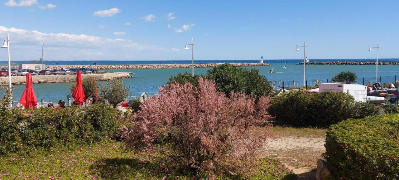 T3 Carnon, 1Ere Ligne 50M Plage Terrasse Parking Mauguio Kültér fotó